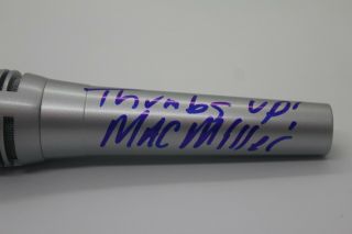 Mac Miller Signed/autographed Microphone - Inscribed - Thumbs Up