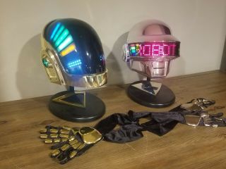 Daft Punk Thomas & Volpin Full Led Helmet W/ Gloves
