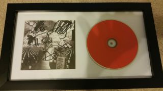 Alexisonfire Old Crows Young Cardinals Signed Autographed Framed Cd Display A