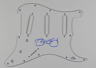 Jon Bon Jovi Autograph Signed Guitar Pickguard Acoa Cert Stratocaster