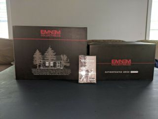 Eminem Collectables Authenticated Brick W/ Autograph,  Mmlp Cassette Rare