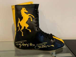 Sylvester Stallone Rocky Balboa Autographed Rocky Ii Stallion Boot Asi Proof