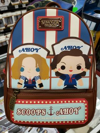 Comicon 2019 Stranger Things Season 3 Loungefly - Scoops Ahoy Backpack Exclusive
