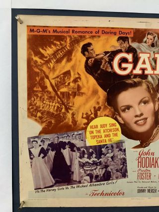HARVEY GIRLS Movie Poster (VeryGood) Half Sheet 1945 Judy Garland 2