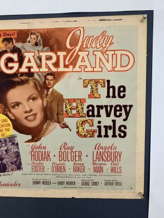 HARVEY GIRLS Movie Poster (VeryGood) Half Sheet 1945 Judy Garland 4