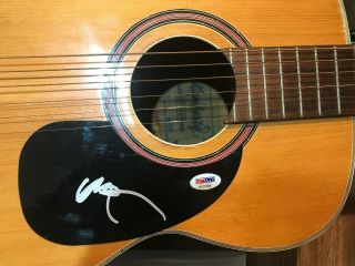 Rare - WILLIE NELSON Autographed - Signed Guitar With PSA/DNA 2