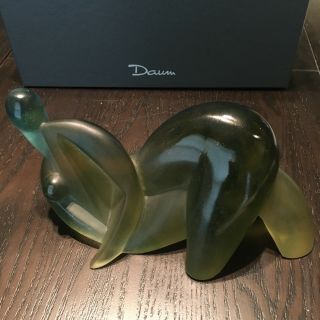 Daum Sensualite Art Glass Sculpture,  Signed By Artist,  37 Of 375,  Box