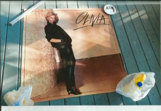 Jumbo Autographed Poster Of Olivia Newton - John Totally Hot