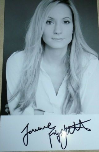 Joanne Froggatt donation her signed script of an episode of Downton Abbey. 3