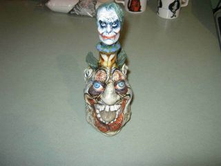 The Joker A Surreal Southern Folk Art Face Jug Sculpture By Ron Dahline