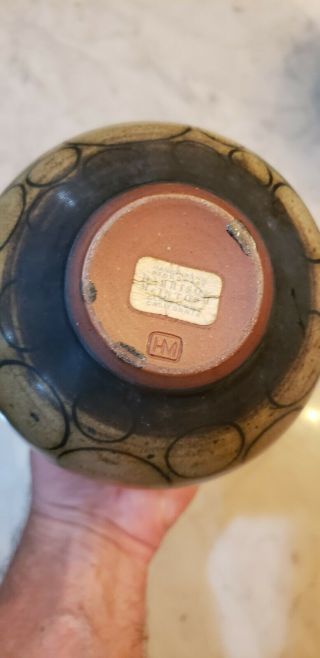 Harrison McIntosh Studio Pottery Bowl - Initialed and labeled on bottom 2