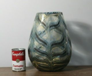 Large Vintage Mid 20thC Barovier & Toso Garfito Murano Art Glass Vase 3