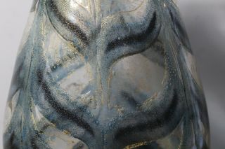 Large Vintage Mid 20thC Barovier & Toso Garfito Murano Art Glass Vase 6