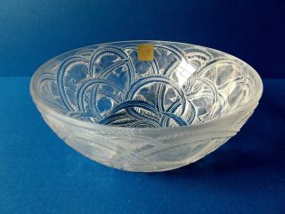 A Lalique Pinsons Bowl Designed In 1933 By Rene Lalique,  1951 Version