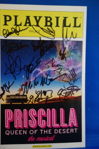 Priscilla Queen Of The Desert Autographed Playbill