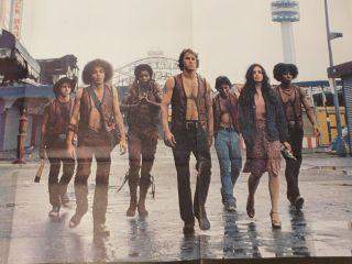 1979 London England Release THE WARRIORS Movie Poster Folded 40 