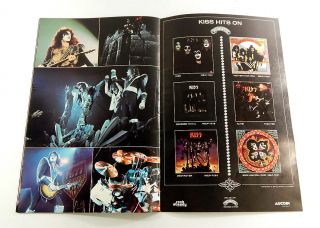 1976 KISS On Tour Concert Program w/ The KISS Army Iron On 11