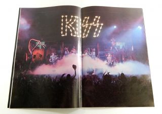 1976 KISS On Tour Concert Program w/ The KISS Army Iron On 7
