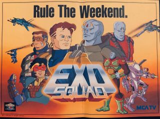 Exosquad - Rare Limited Edition Promotional Poster For The Tv Series