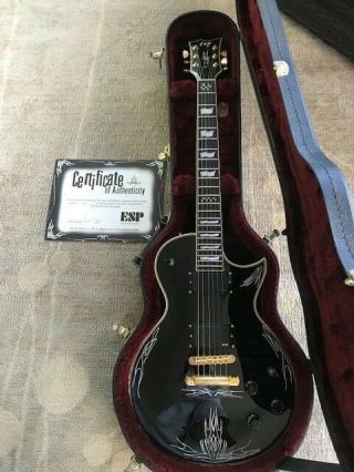 Rare Esp Guitar James Hetfield Metallica Jh - 3 028