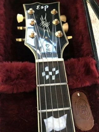 Rare ESP Guitar James Hetfield Metallica JH - 3 028 5