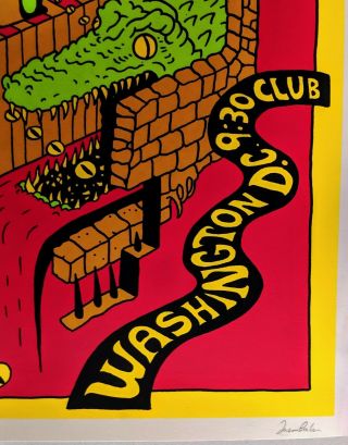 King Gizzard and the Wizard Lizard Washington D.  C.  Poster Lim Ed 6/100 3