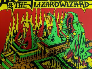 King Gizzard and the Wizard Lizard Washington D.  C.  Poster Lim Ed 6/100 6