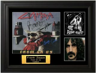 Frank Zappa Autographed Lp " Them Or Us "