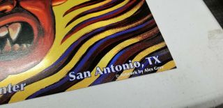 TOOL TOUR POSTER - ALEX GREY - - San Antonio 10/25/2019 11