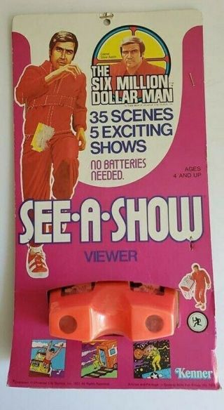 1975 Kenner The Six Million Dollar Man Action See A Show 35 Scenes Us Ship