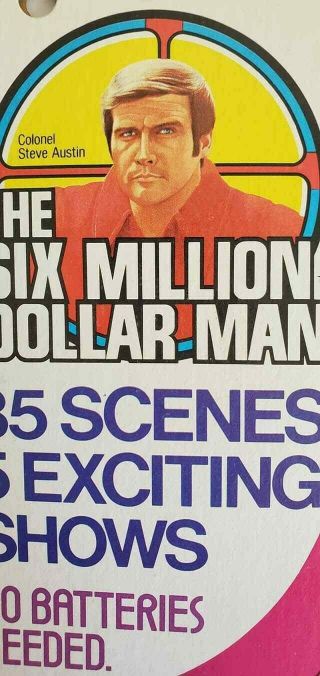 1975 Kenner The Six Million Dollar Man Action See A Show 35 Scenes US Ship 3