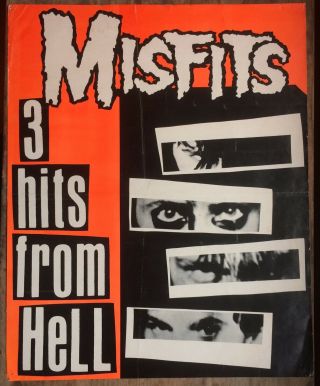 Misfits Poster 3 Hits From Hell 1981