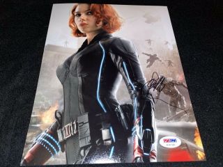 Scarlett Johansson Signed 8x10 Avengers Black Widow Photo Psa Jsa Endgame