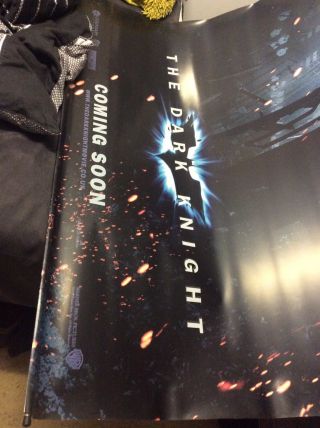 Batman Dark Knight Joker Cinema Movie Banner HUGE - Heath Ledger 2
