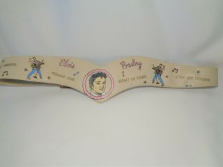 Rare Vintage 1956 Elvis Presley Enterprises Fashion Belt