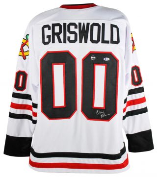 Chevy Chase Christmas Vacation Signed Clark Griswold Jersey Bas Witnessed