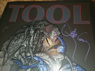 Tool Tour Poster SIGNED 10/29/16 Orleans Voodoo Fest 2
