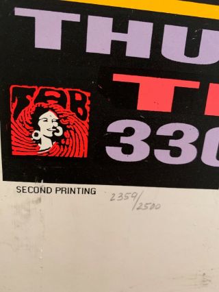 1992 Soundgarden / Pearl Jam Concert Poster - Numbered Kozik (Pink Lady) 2