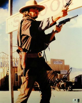 Clint Eastwood Signed Autographed 11x14 Photo The Outlaw Josey Wales Gv830798