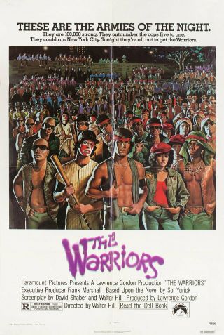 The Warriors 1979 U.  S.  One Sheet Poster