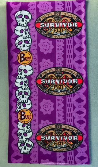 Survivor Buff - Season 14 Fiji - Bula Bula Purple Merge Tribe Buff - Cbs