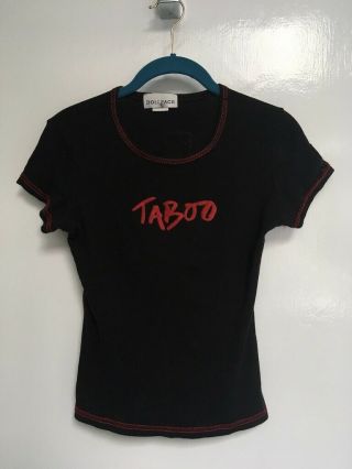 Taboo On Broadway 2003 Black Merch T - Shirt Size Small/medium Boy George