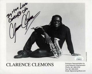 Clarence Clemons Autographed Signed 8x10 Photo Certified Authentic Jsa