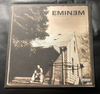 Slim Shady Eminem Signed Marshall Mathers Lp Vinyl Album Authentic Auto Beckett