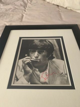 BEATLES 1967 John Lennon signed photograph Tracks and Caiazzo COAs autograph NR 2