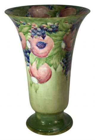 Early and Massive Moorcroft Pottery Pomegranate Ceramic Floor Vase Estate Fresh 4