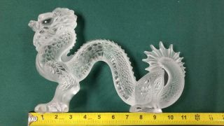 Lalique Very Large Crystal Dragon  AL 3