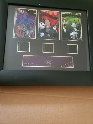 The Nightmare Before Christmas Film Cells Framed And Certificate Of Authenticity