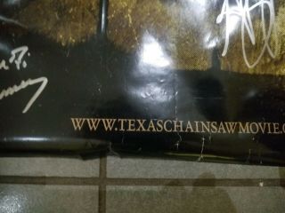 Texas Chainsaw Massacre Beginning Poster Signed Matt Bomer R Lee Ermey Brewster 11