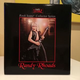 Rock Iconz Collector Series Randy Rhoads Knucklebonz Statue Nib 700 Of 3000 Rare